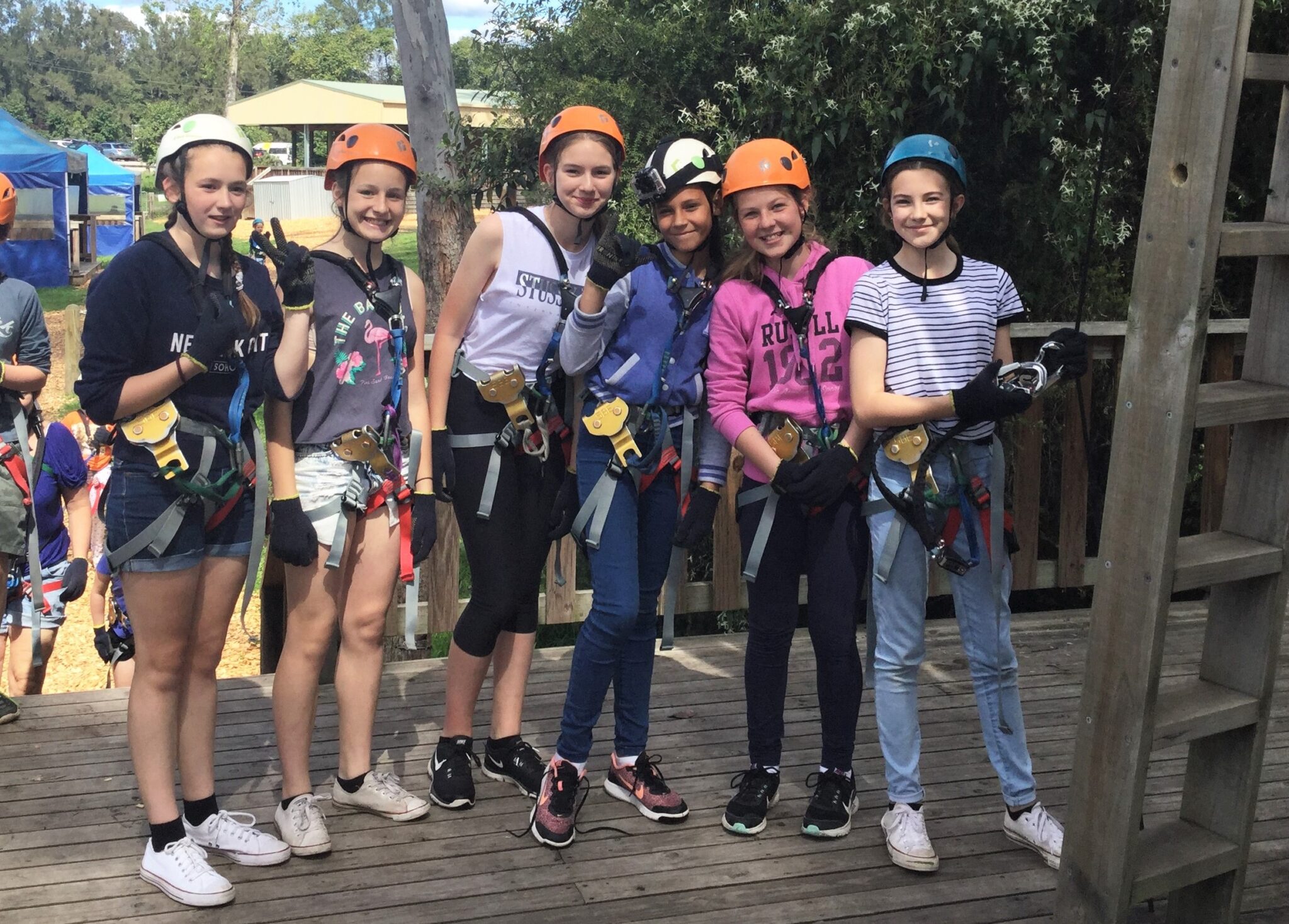 Kids high ropes, zip line and outdoor birthday party ideas Treetops