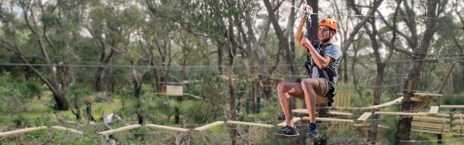 Treetops Adventure Yanchep High Ropes Course
