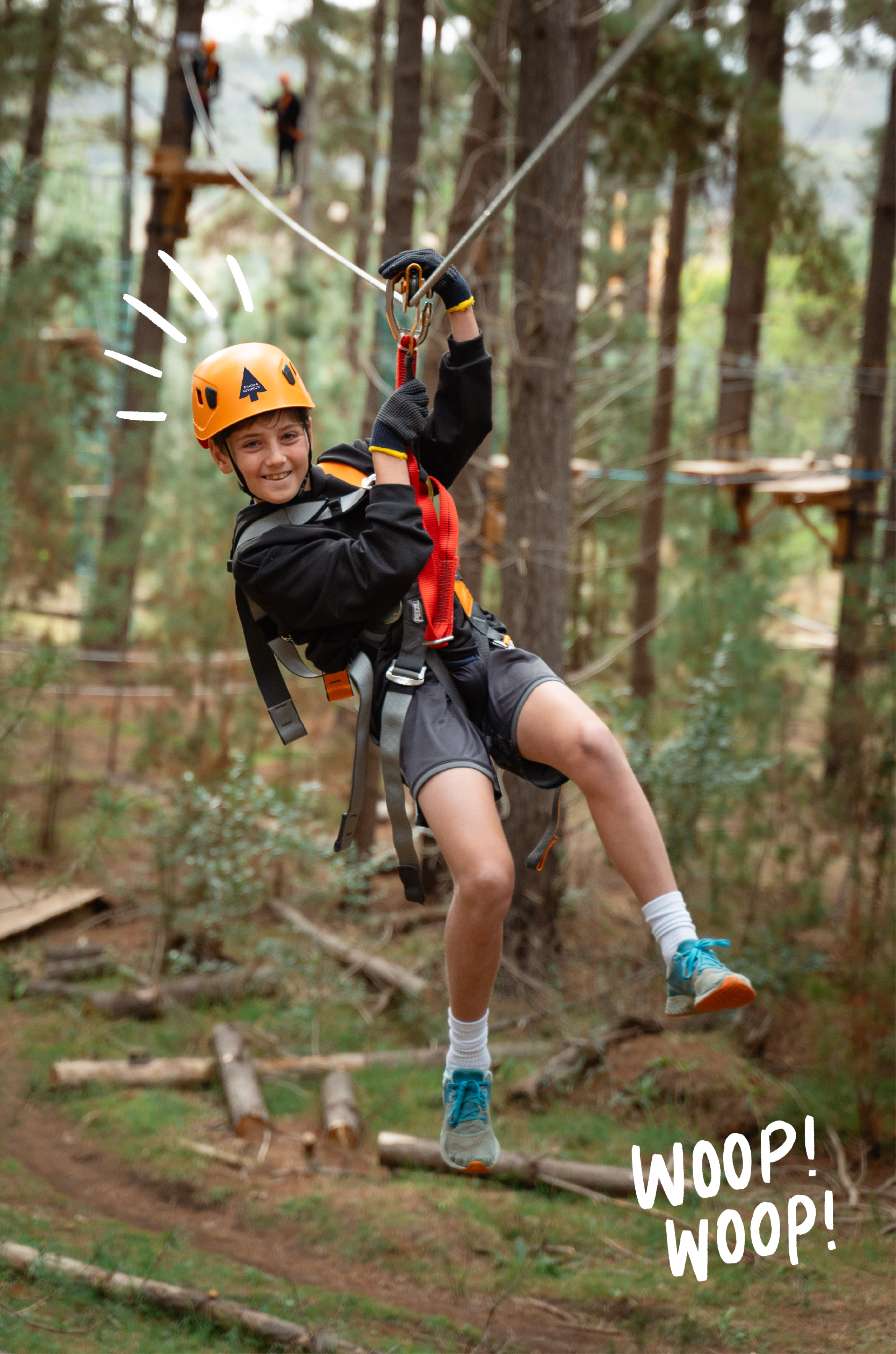 Treetops Canberra Boy Zipline Header Mobile