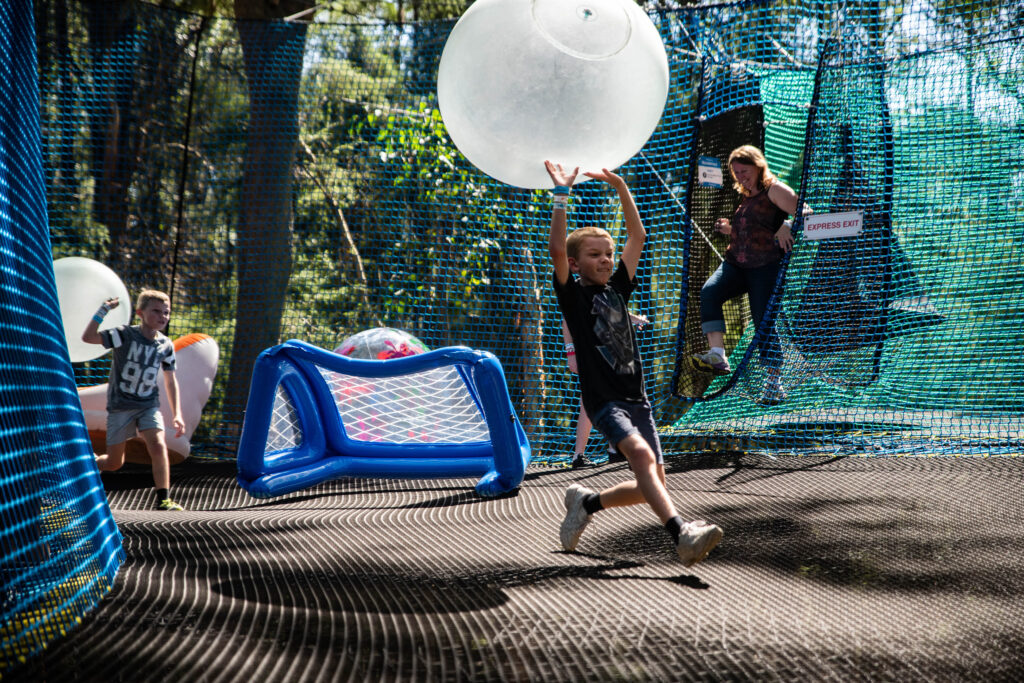 Kids enjoying early bouncers