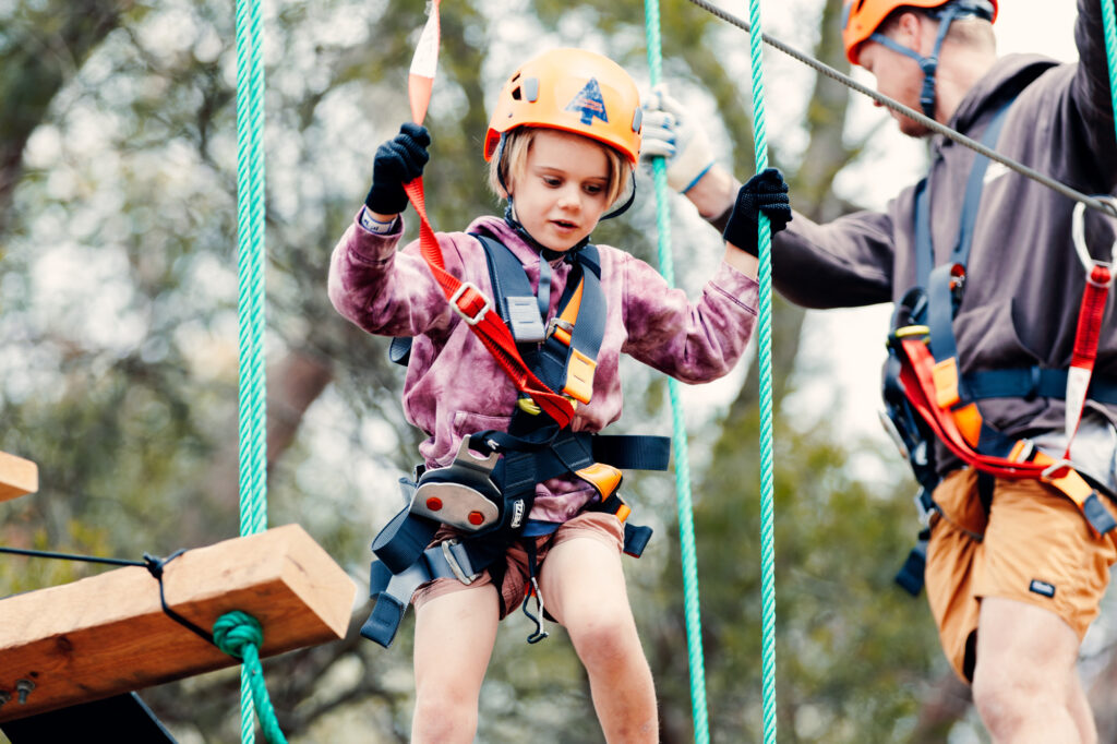 Family and Kids Treetops Adventure St Ives | Family-Friendly High Ropes & Ziplines