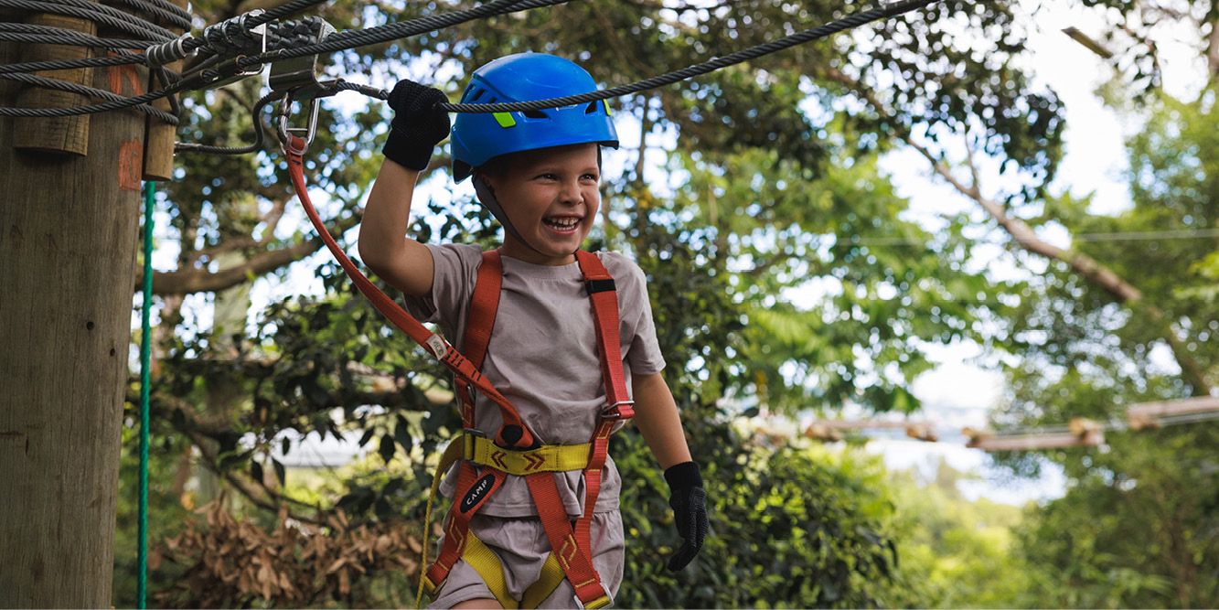Treetops Adventure Wild Ropes at Taronga Zoo Junior Course