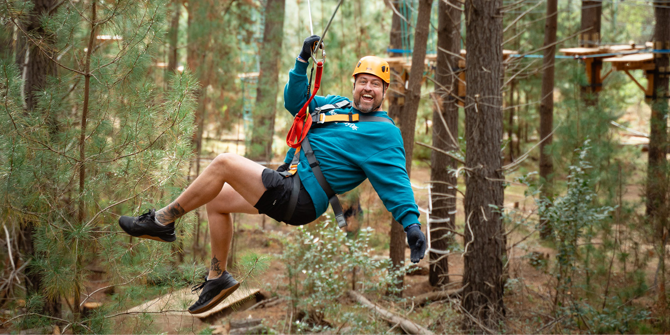 Treetops Canberra - New zipline course