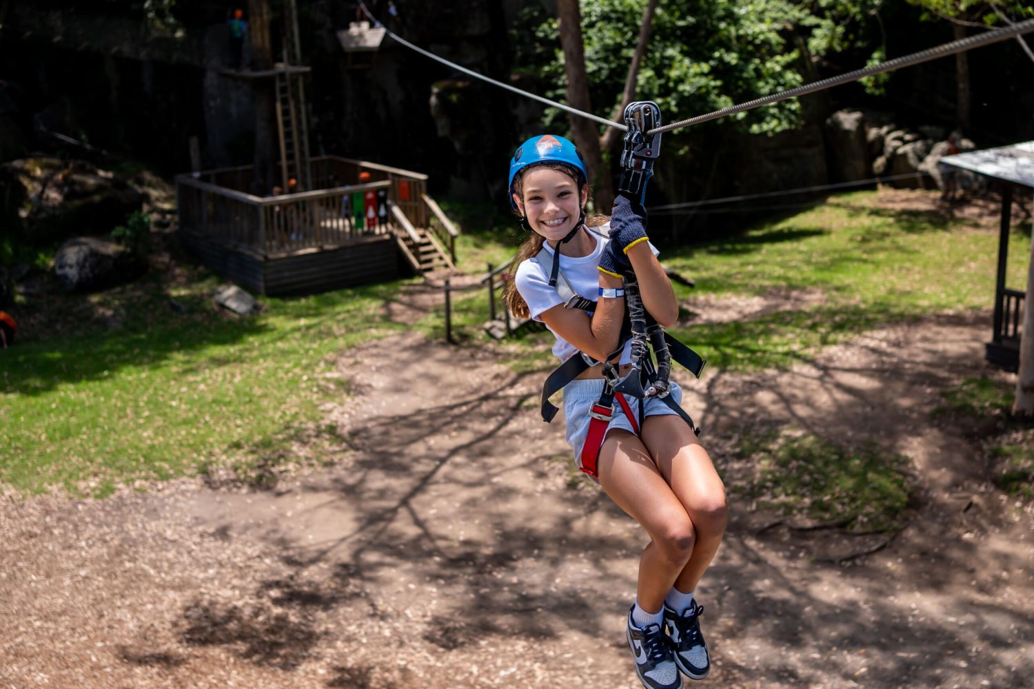 Treetops Nowra kids zipline cliffside adventure park Shoalhaven