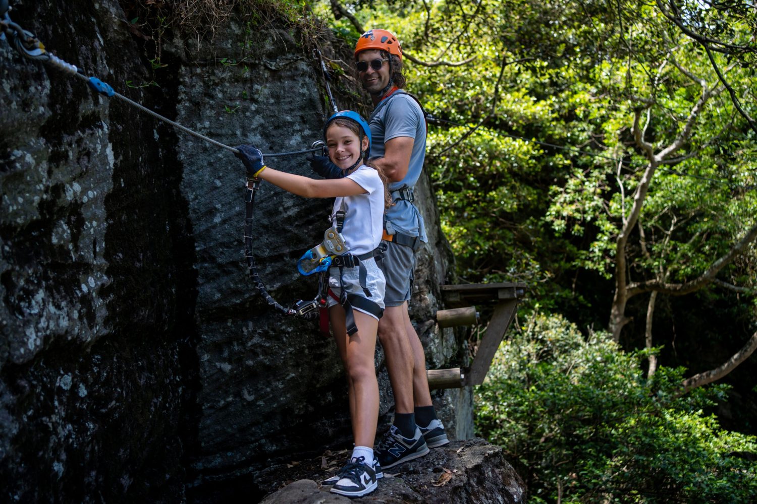Treetops Nowra family day zipline cliffside adventure park Shoalhaven